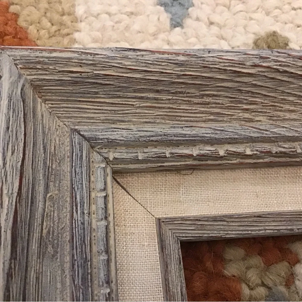 Vintage distressed wood frame